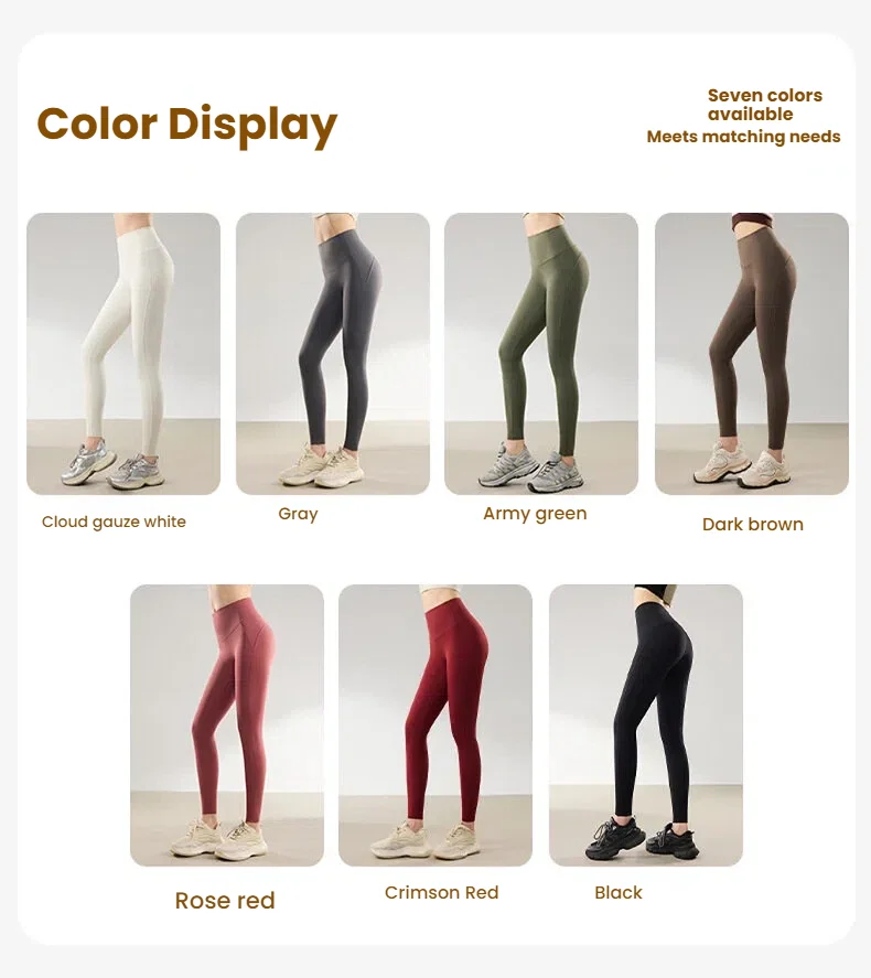 Women's High Waist Shark Leggings Tummy Control Slimming Fitness Yoga Pants Thin Version for Fall Workout