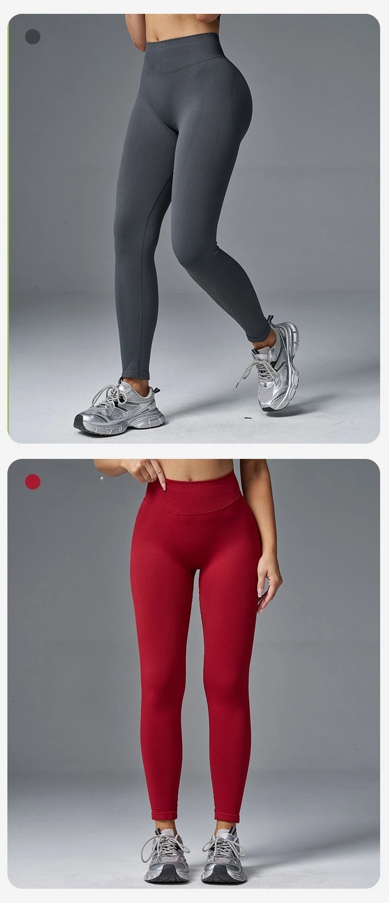 2026 Women Mid-waist Solid Sports Leggings Casual Skinny Pink Yoga Pants Female Fitness Running Long Trousers Gym Cycling Tights