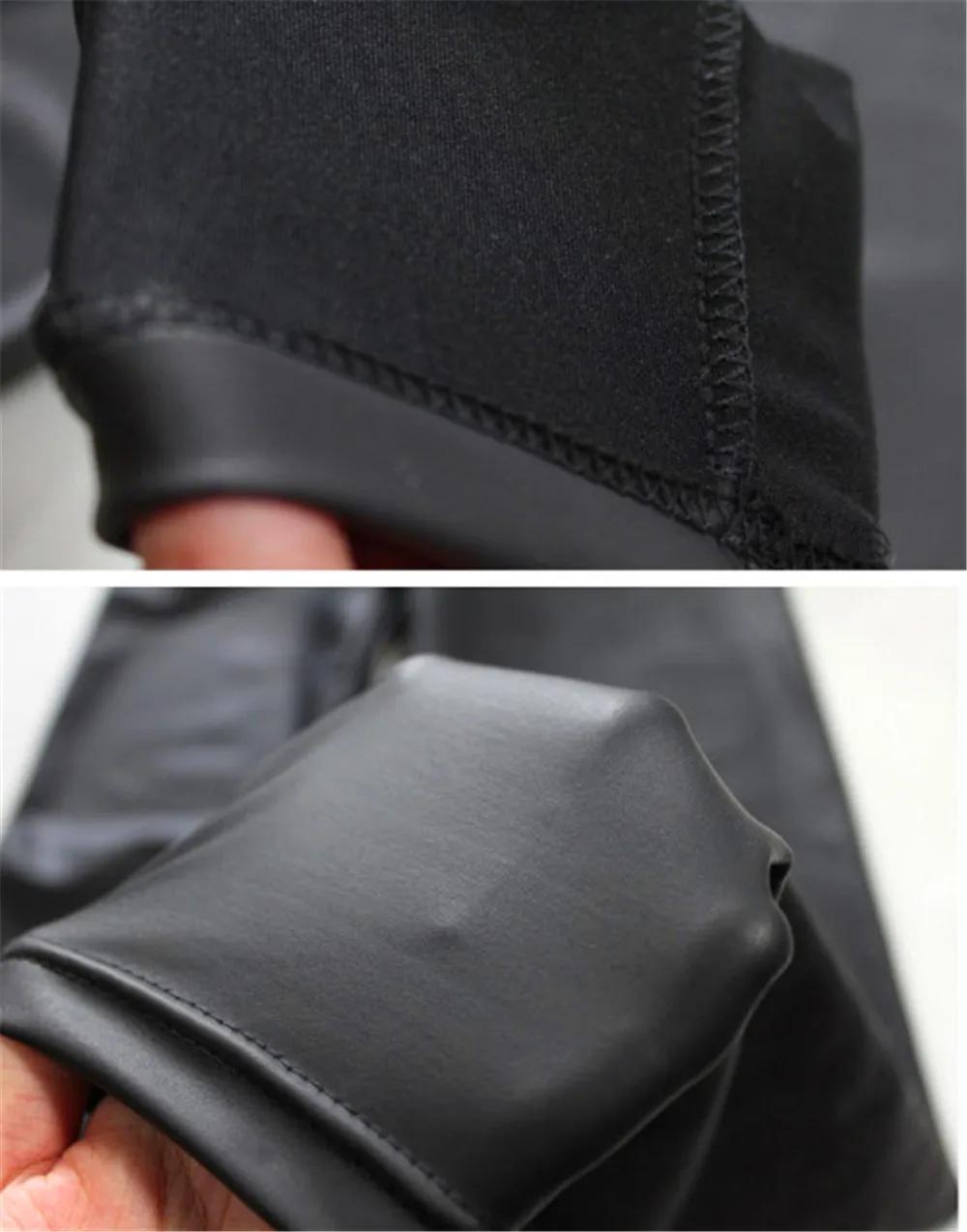 Super High Waist Legging for Women Faux Leather Matte Wide Waistband Good Stretchy Sexy Club Pants Long Tall 180
