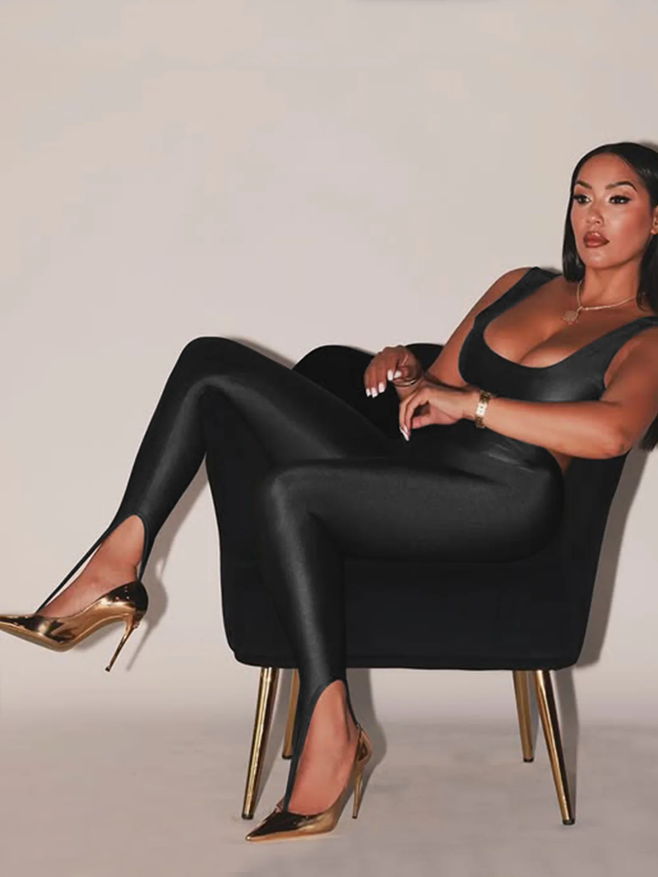 Glossy Legging Sexy Shiny Stirrup Leggings Sequin Yoga Pants Rave Party Outfits, Sexy Sheer Tights Party Club