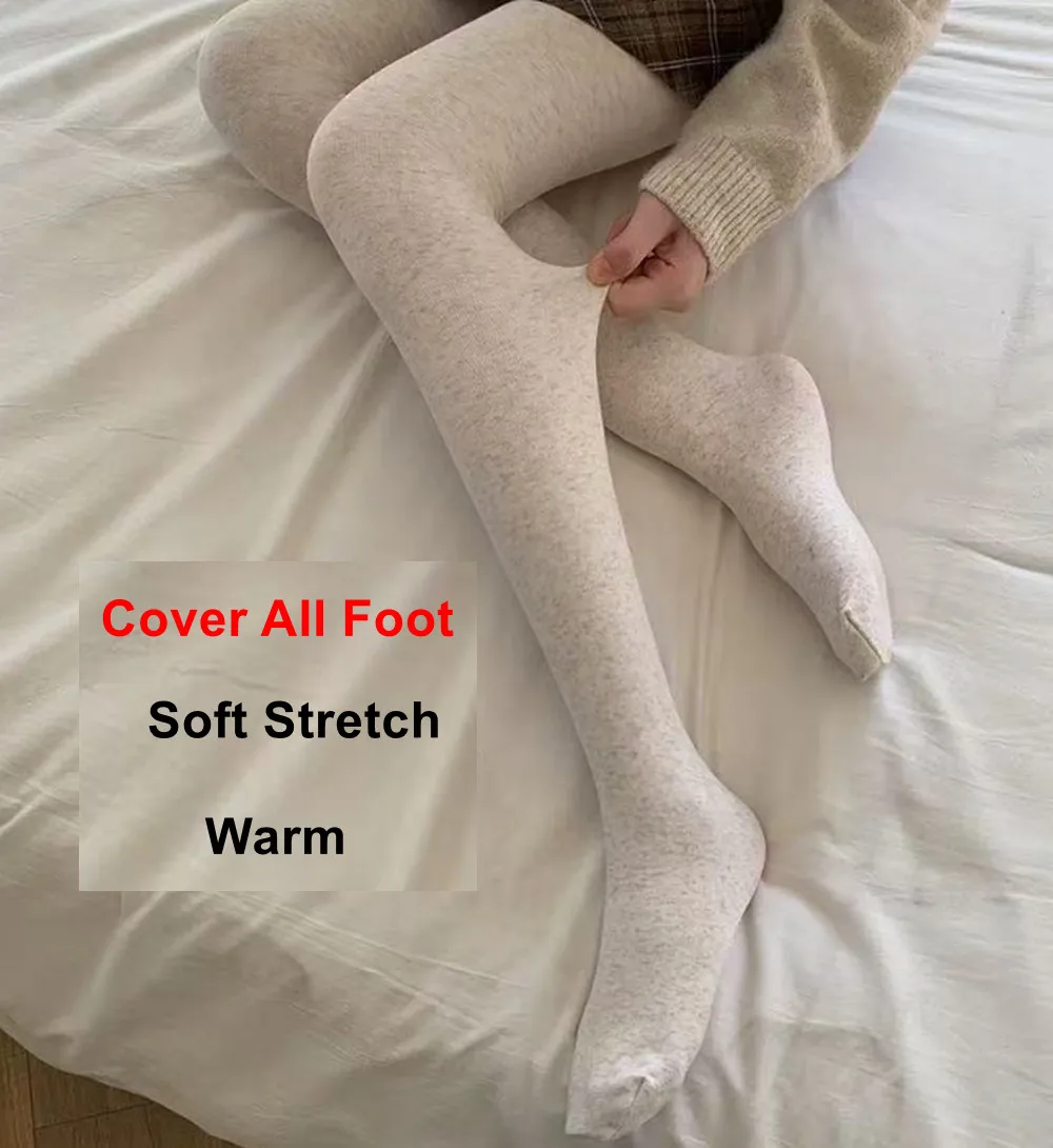 High Waist Cashmere Leggings For Women  Thermal Tights Leggings Very Thick Soft Stretchy Winter Leggin Fleece Warm