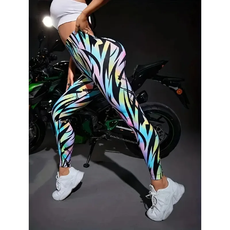Fashionable and CasualRunningPantsWaistCinching and Hip LiftingYogaClothes Fitness Exercise Naked Feeling Tight Fitting Leggings