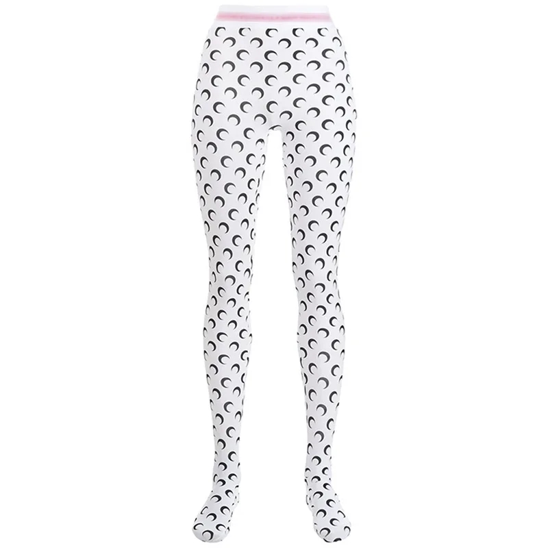 Korean Fashionable Women Printed Elastic Jumpsuit Summer Casual Seamless Tight Thin Women\'s High Waisted Leggings