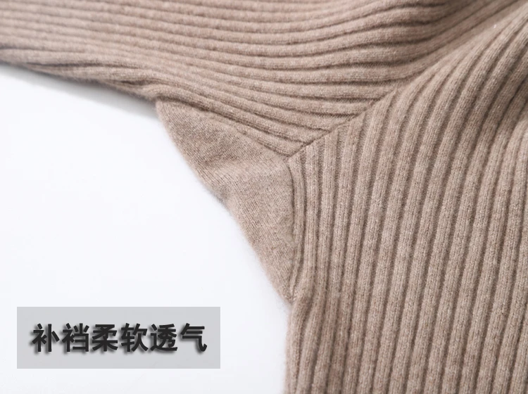 100% Cashmere Slim Leggings Women High Waist Casual Trousers Knitted Ribbed Thicken Elasticity Thermal Ankle-Length Leggins