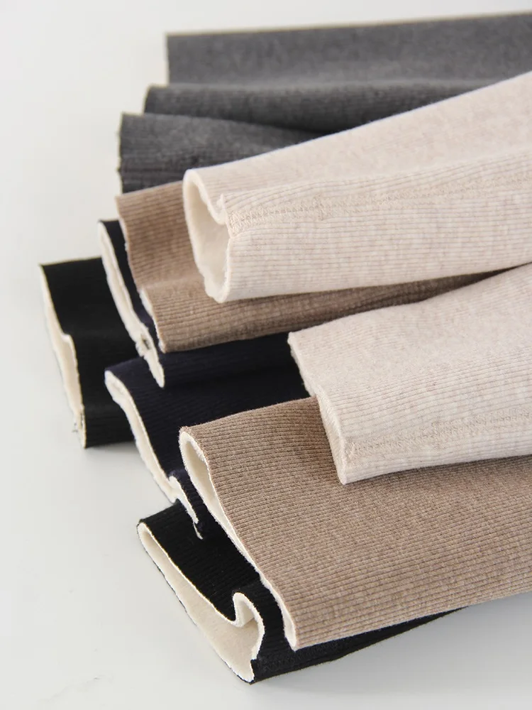 Winter Leggings Women Warm Skinny Velvet Pants High Waist Ribbed Tight Thermal Thick Fleece Pants Ladies Bottom Women Leggings