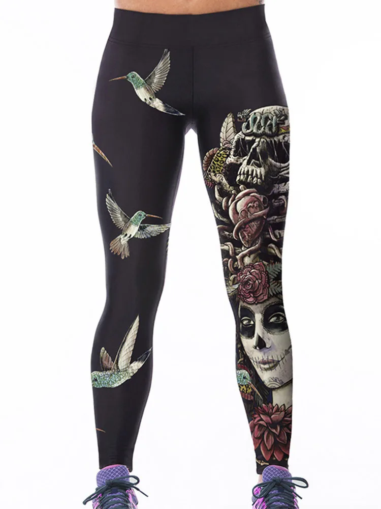 3D Cat Print Leggings Women Workout Fitness Legging Slim Pants High Waist Tights Sports Leggins S~3XL
