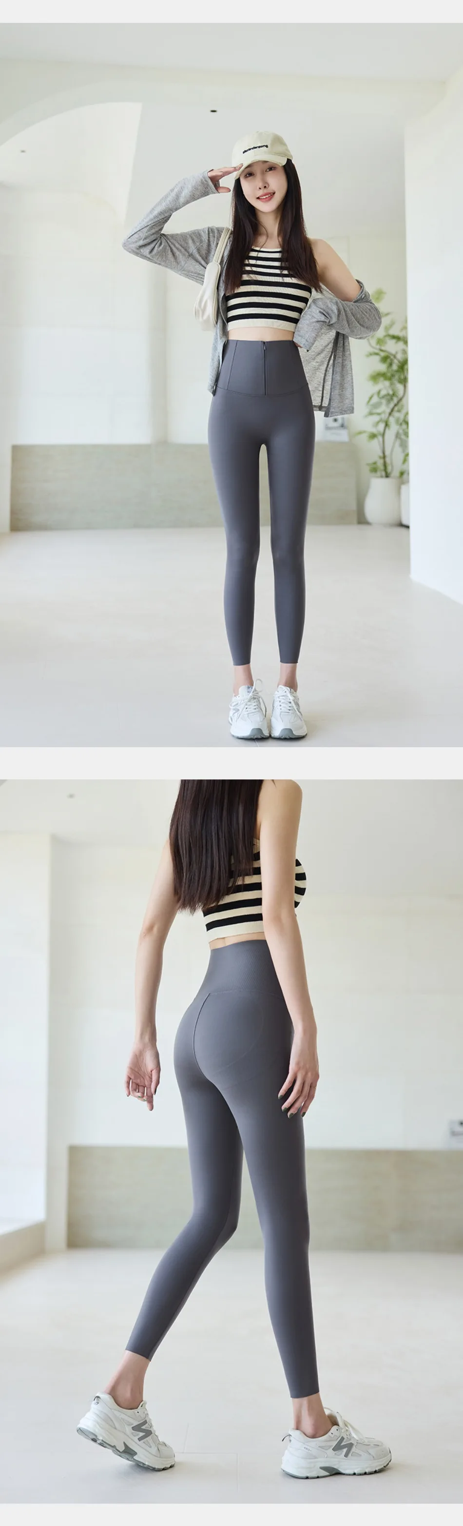 Spring New Zipper Corset Waist Shark Pants Women Slim Push Up Yoga Leggings Running Fitness Female Lady Tights Sexy Girl