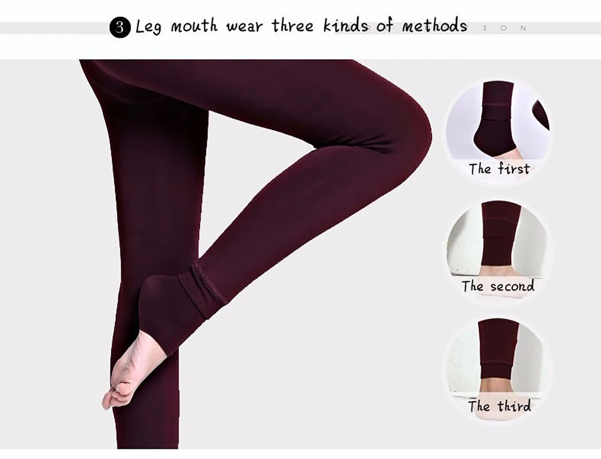 Women Autumn Winter Leggings Plus Velvet Women Leggings High Waist Thick Velvet Pants Stretchy Large Size Warm Leggings 8 Colors