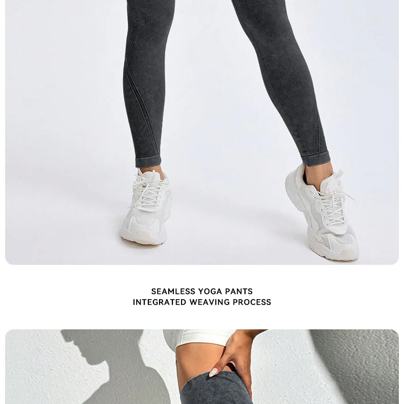 Nylon Sanding Yoga Leggings Women Seamless Tight Pants High Elastic Sexy Hip Liftting Leggings Workout Running Gym Pants