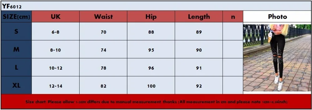 Casual Chic Leggings Knee Hole Leggings 2024 New Trendy Stretch Cut Holes Beads Decoration Lady Pants Skinny High Waist Leggings