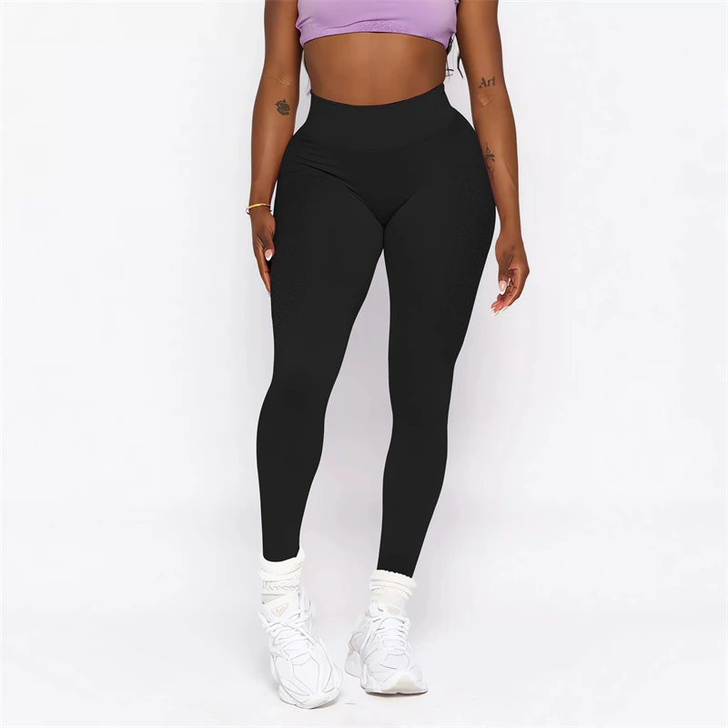 Women Bum Spray Contour Scrunch Butt Leggings New Impact Leggings Women Seamless Yoga Scrunch Butt Lifting Gym Legging Low Ribbe