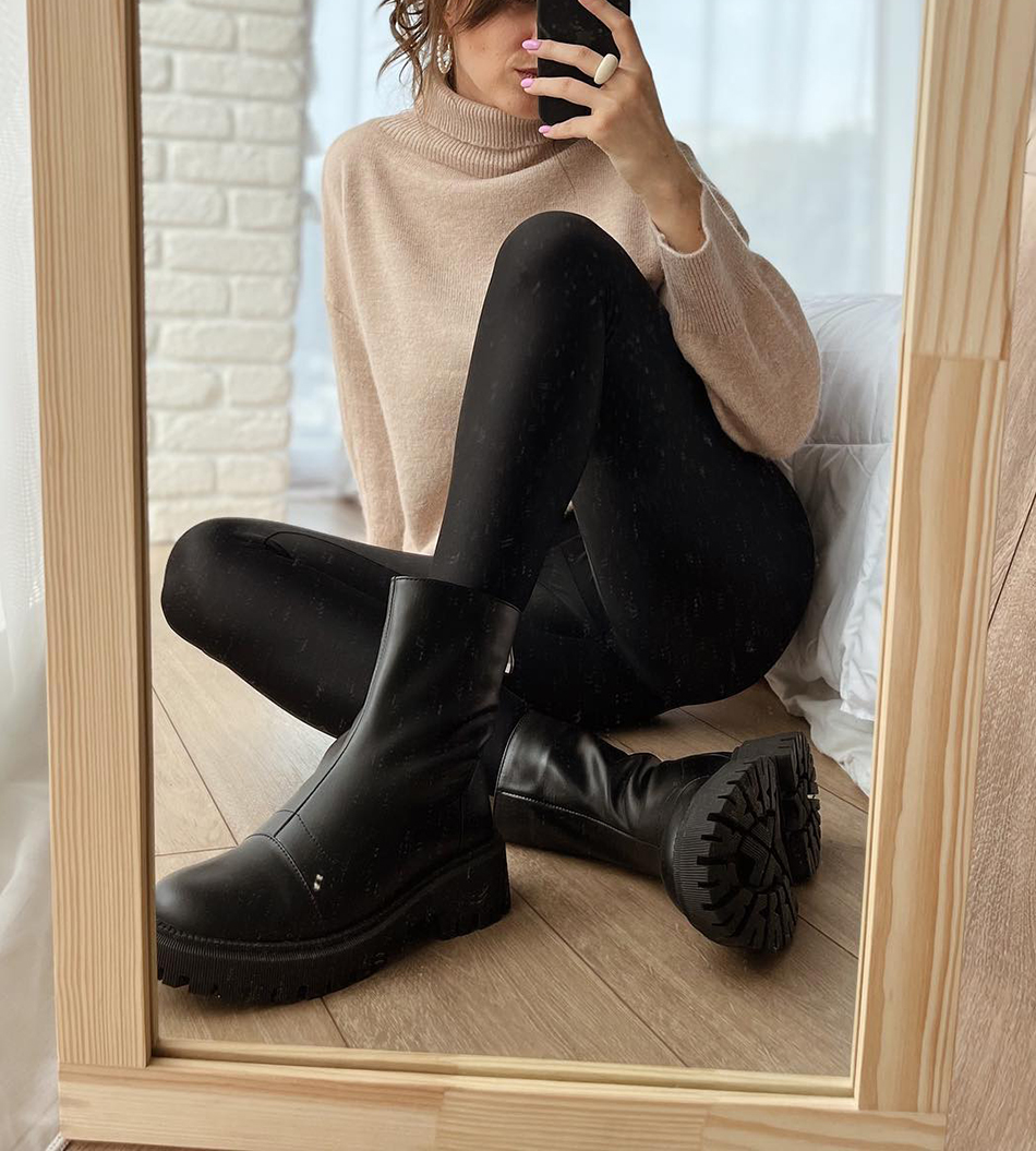 Women's Winter Leggings with Fleece Velvet Slimming Leggings Cotton Cashmere Thermal Tights Warm Leggings for Women