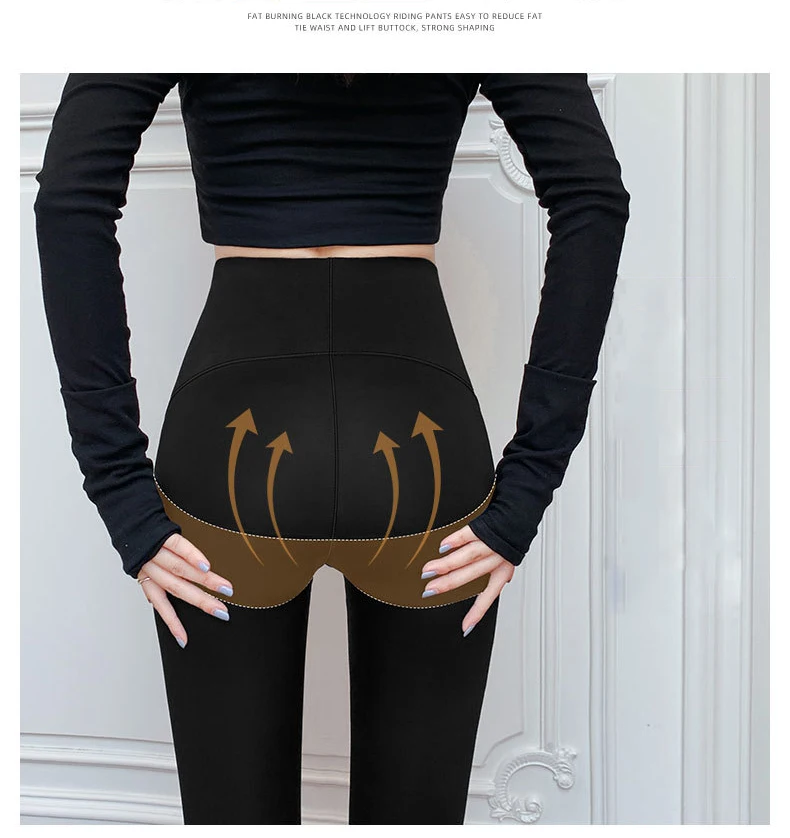 BIVIGAOS Micro Pressure Sharkskin Leggings Women Black Fitness Shaping Hip Lifting Leggings Skinny Slim Sport Workout Leggings