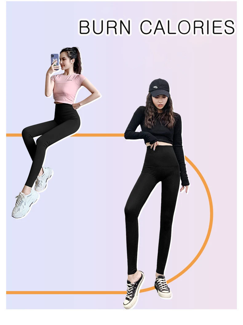 BIVIGAOS Micro Pressure Sharkskin Leggings Women Black Fitness Shaping Hip Lifting Leggings Skinny Slim Sport Workout Leggings
