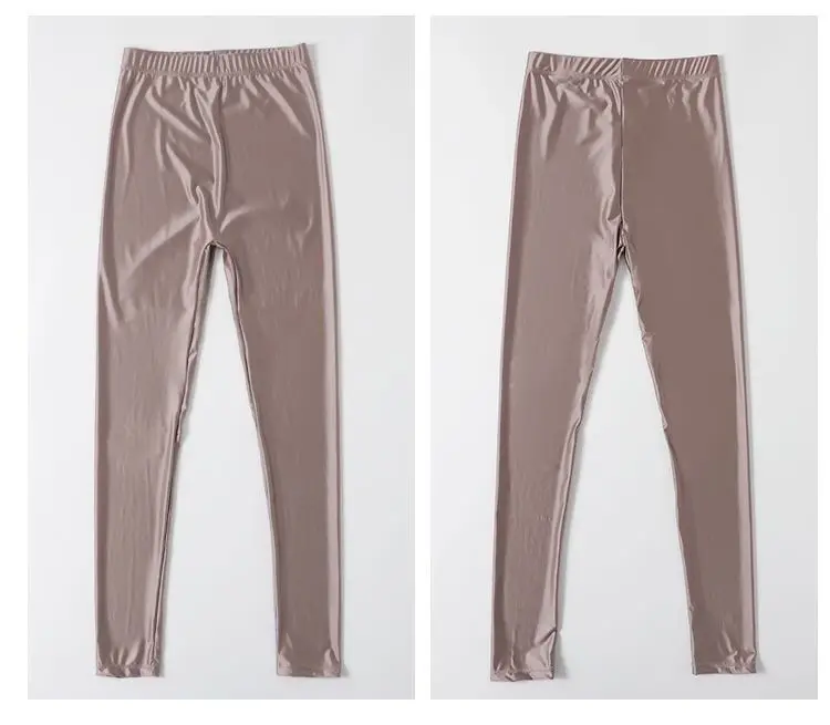 Satin Glossy Fitness Leggings Seamless Women Summer Yoga High Waist Pants Plus Size Tights Sportswear Woman Gym Leggings New