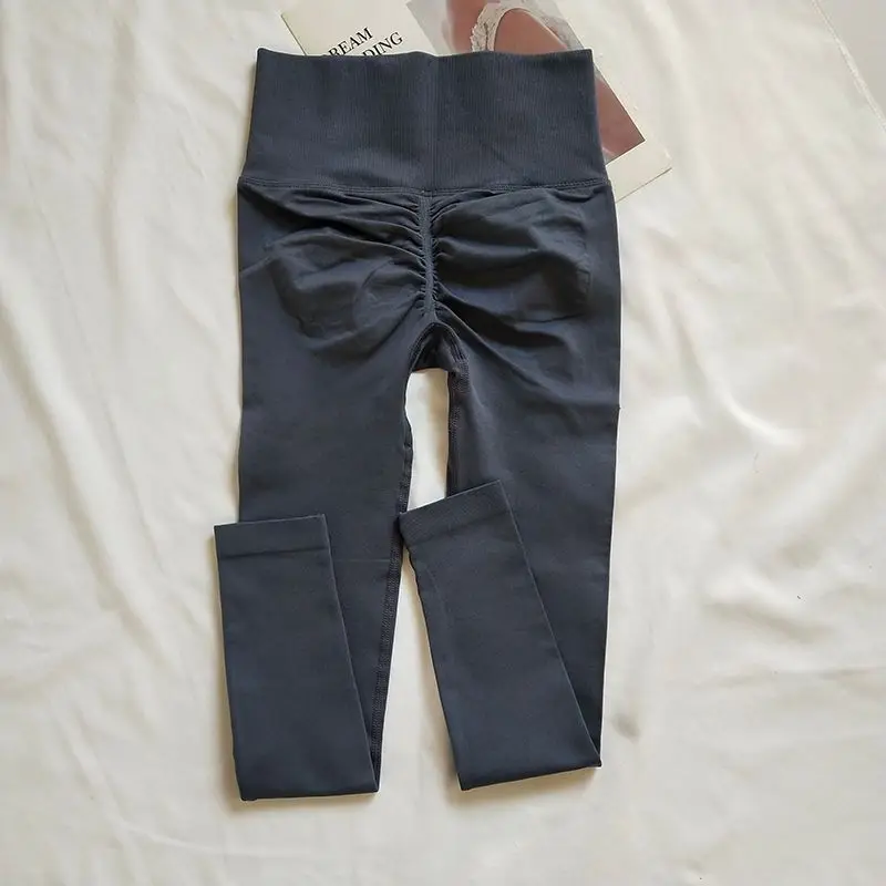 Women Sexy Booty Lifting Seamless leggings High Waist Outdoors Skinny Stretch Yoga Pants Fitness Tights Workout Sports Pants