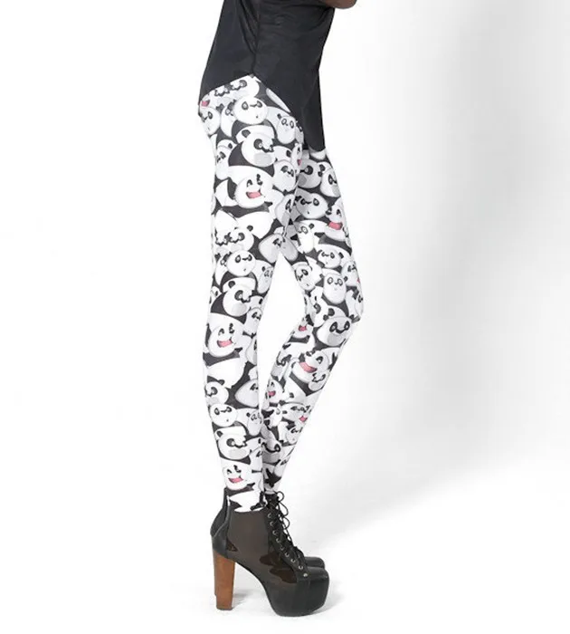 Spring Home Party Cool Women Cat Print Leggings Casual Outdoor Skinny Femme Elastic Push Up Legging