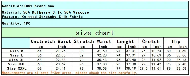 Women Natural Mulberry Silk Blend Stretchy Full Length Underpants Slim Leggings bottoming pants Thermal Pants plus size SG365