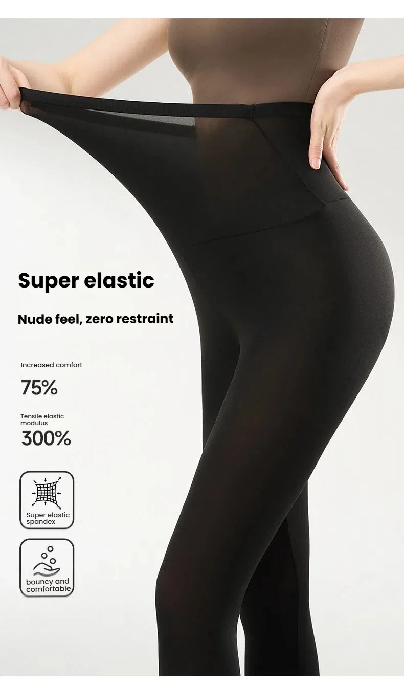 Summer Women Ultra Thin Leggings Breathable No Sweat Quick Dry High Waisted Slim Fit Ice Feeling Base Leggings Female Clothing