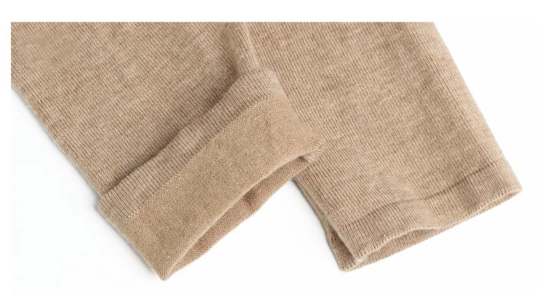 Women Leggings 80%Silk 15%Cashmere 5%Spandex Solid slim leggings Full length bottoming pants 2025 Fall Winter New Black Gray
