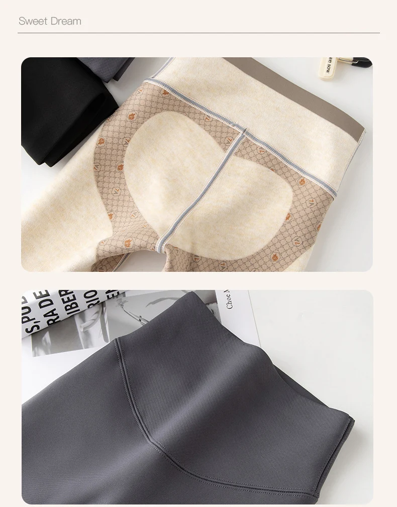 BIVIGAOS Autumn Winter High Waist Butt Lifter Shaping Fleece Sharkskin Leggings Women Seamless Tight Velvet Thick Warm Leggings