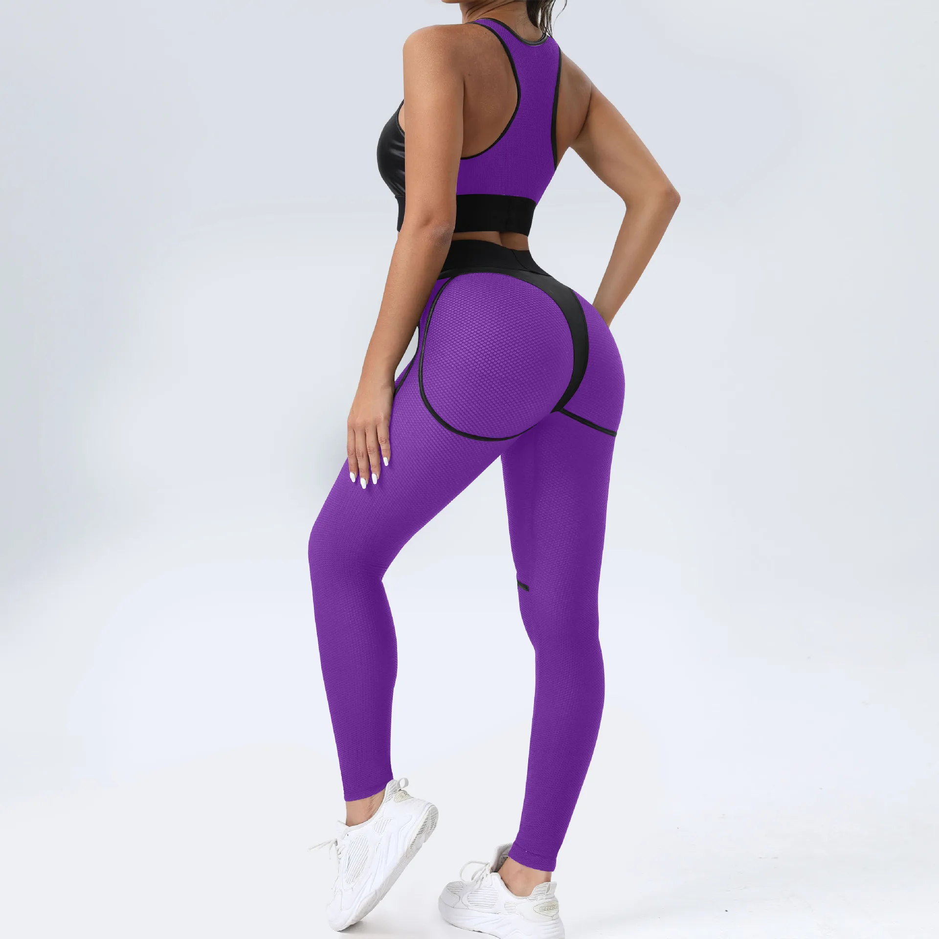 Leggins Woman Gym Push Up Sexy Woman Clothing Mesh Transparent Thong Female Legging Yoga Workout Women Pants High Waist Tights