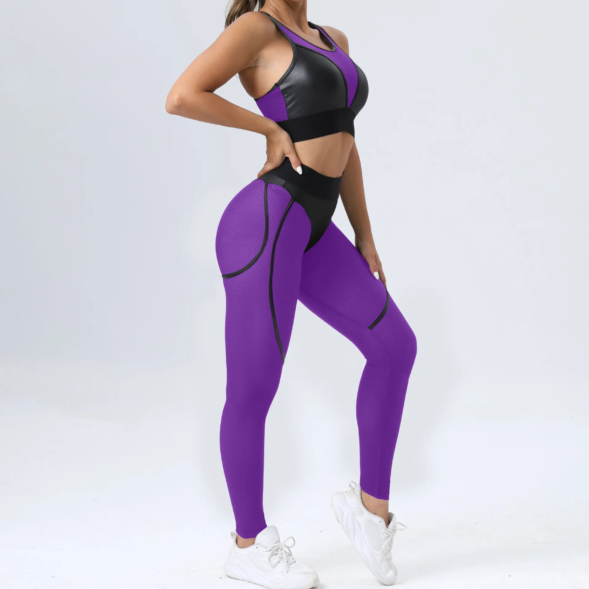 Leggins Woman Gym Push Up Sexy Woman Clothing Mesh Transparent Thong Female Legging Yoga Workout Women Pants High Waist Tights