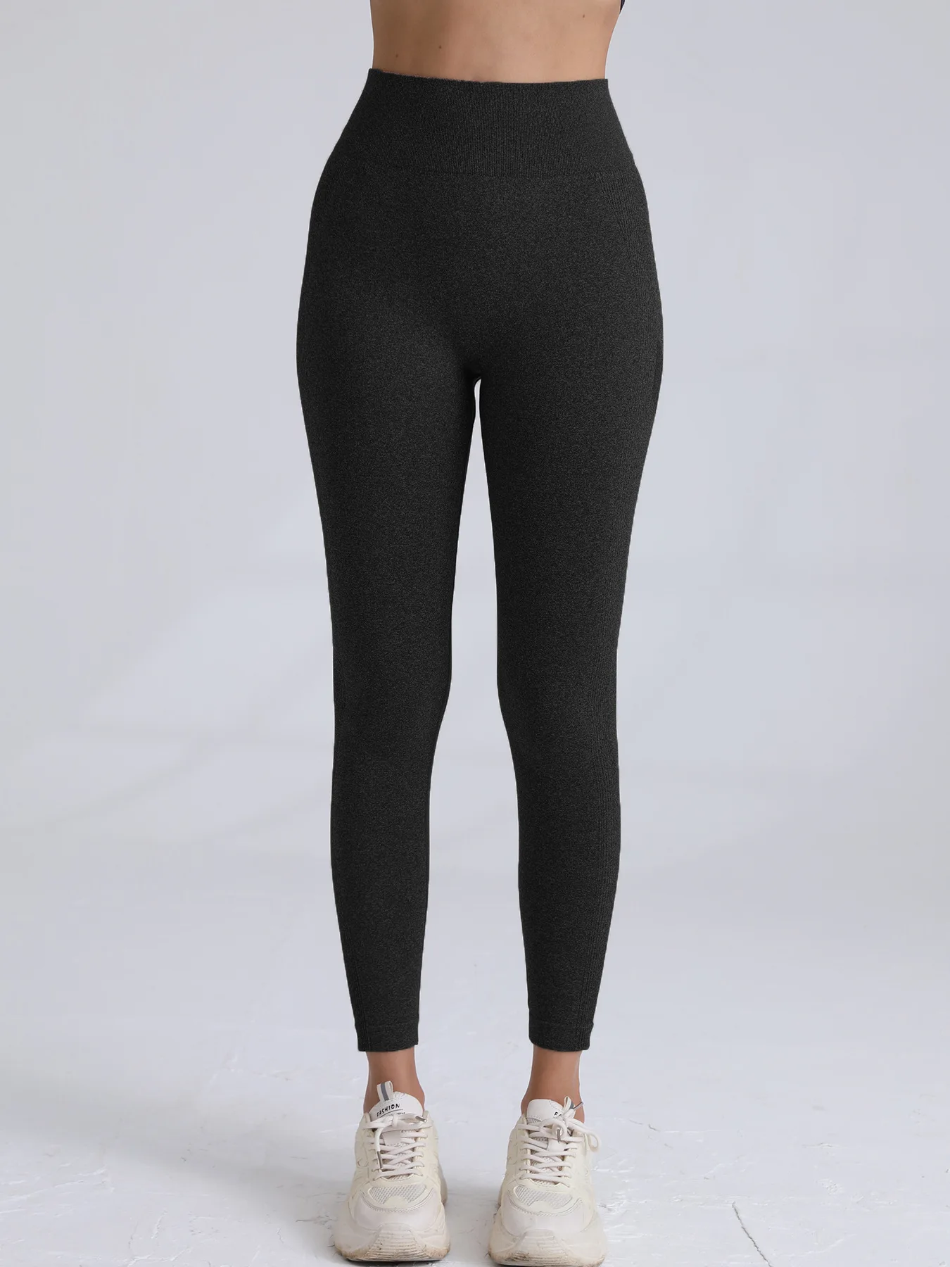 High Waist Yoga Pants Women Seamless Slim Leggings High Elastic Gym Workout Running Tights Solid Color Hip Liftting Leggings