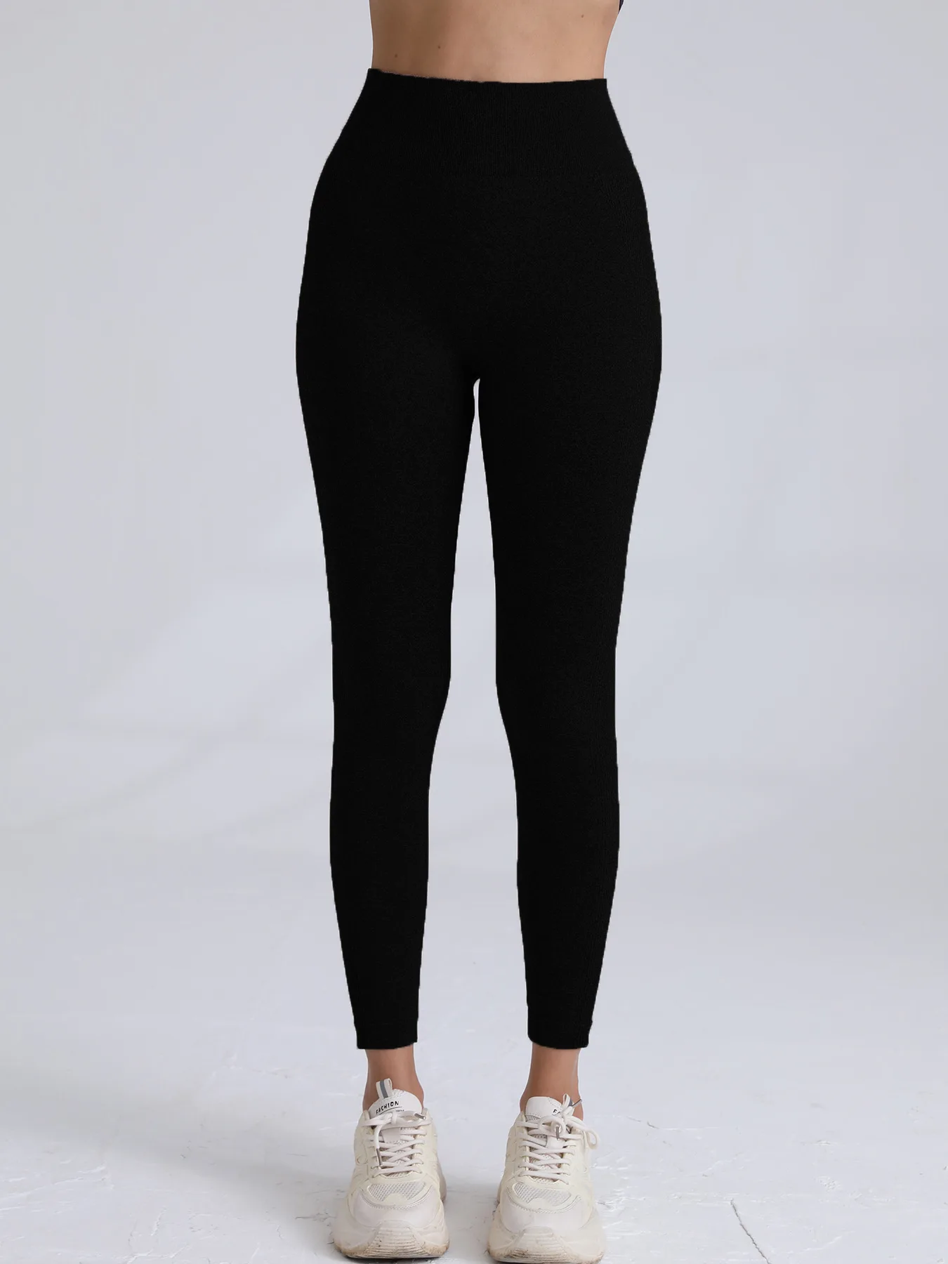 High Waist Yoga Pants Women Seamless Slim Leggings High Elastic Gym Workout Running Tights Solid Color Hip Liftting Leggings