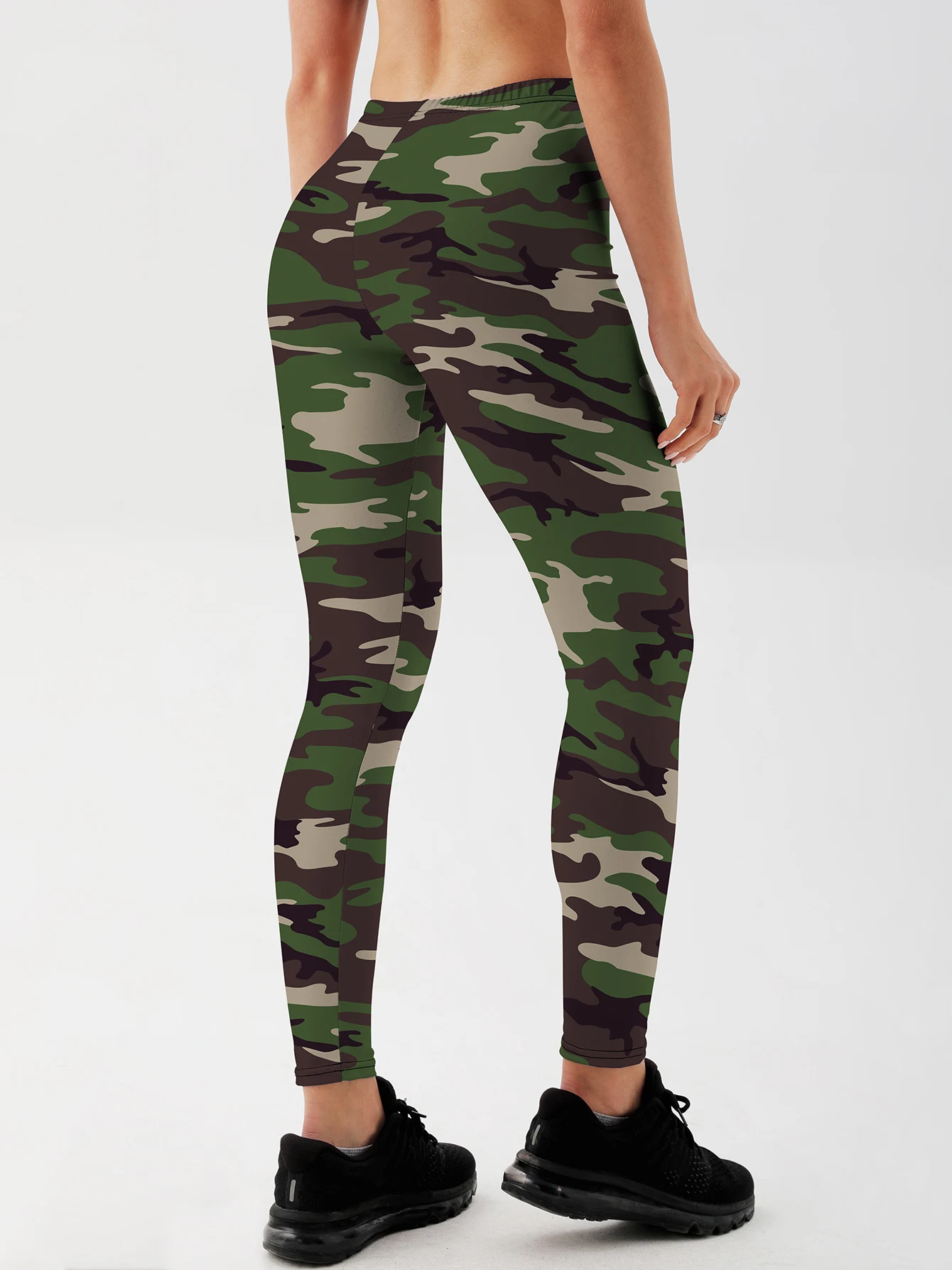 Fashion Women camouflage Leggings For Fitness High Waist Gym Legging Push Up Women navy Leggings