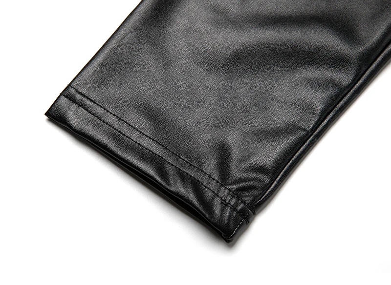 Vaslanda PU Leather Pencil Pants Women Sexy Tight Booty Up Skinny Leggings Faux Trouser High Waisted Tummy Control Slim Jeggings