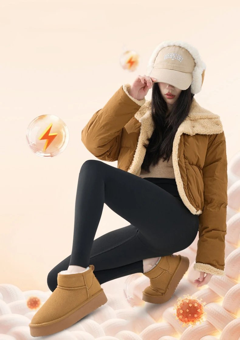 BIVIGAOS Autumn Winter Fleece Thick Shark Leggings Women's High Waist Butt Lifter Warmth Alpaca Velvet Leggings