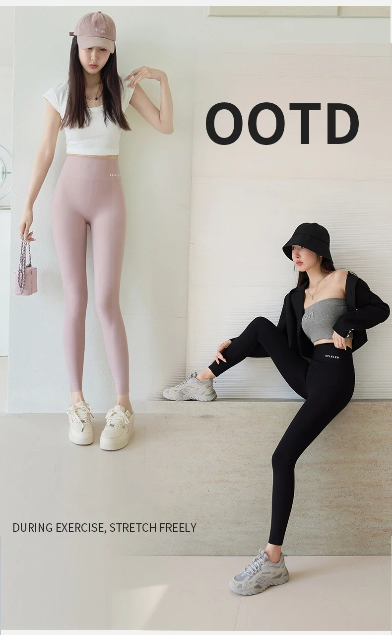 BIVIGAOS Summer Letters Ultra-Thin Shark Leggings Women High Waist Tight Fitness Leggings Seamless Sexy Sun Protection Leggings