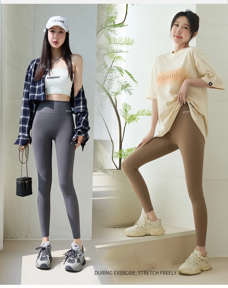 BIVIGAOS Summer Letters Ultra-Thin Shark Leggings Women High Waist Tight Fitness Leggings Seamless Sexy Sun Protection Leggings