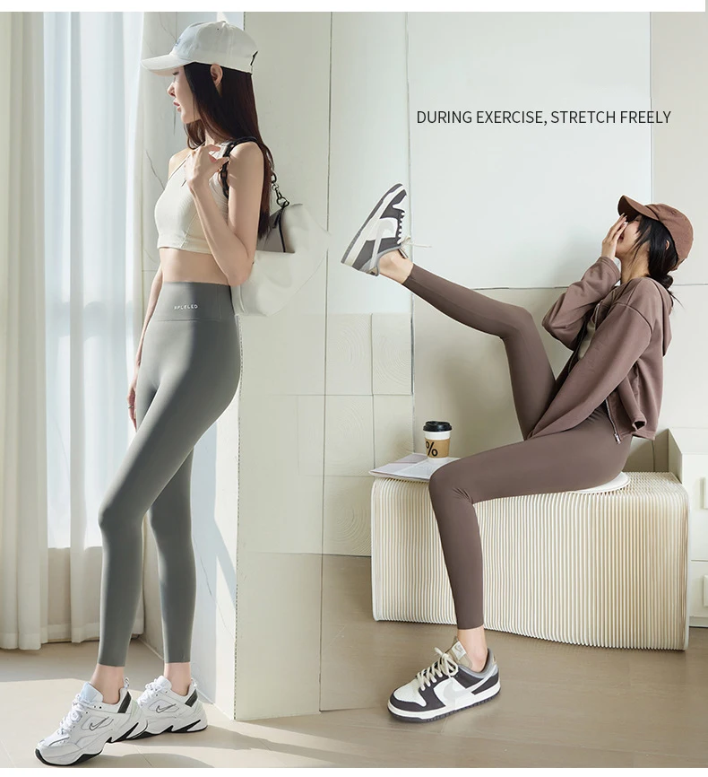BIVIGAOS Summer Letters Ultra-Thin Shark Leggings Women High Waist Tight Fitness Leggings Seamless Sexy Sun Protection Leggings