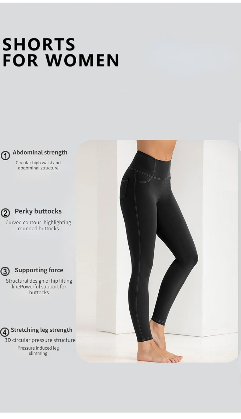 Imitation Denim Yoga Leggings with High Elasticity Slim High Waist Lifted Buttocks Sports and Fitness Fashion Leggings for Women