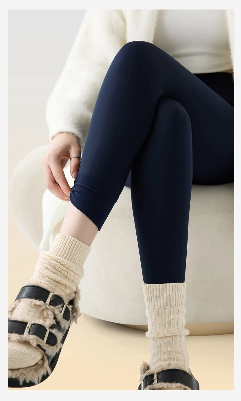 BIVIGAOS Autumn New Thin Brushed Fleece Shaping Sharkskin Leggings Women Seamless Tight Sexy Sports Yoga Fitness Leggings Spring