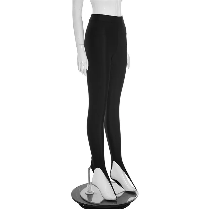 Fashion Women's Shiny Compression Leggings Mid Waist Skinny Tight Yoga Workout Stirrup Pants Sport Bottoms Glossy Lingerie 2026