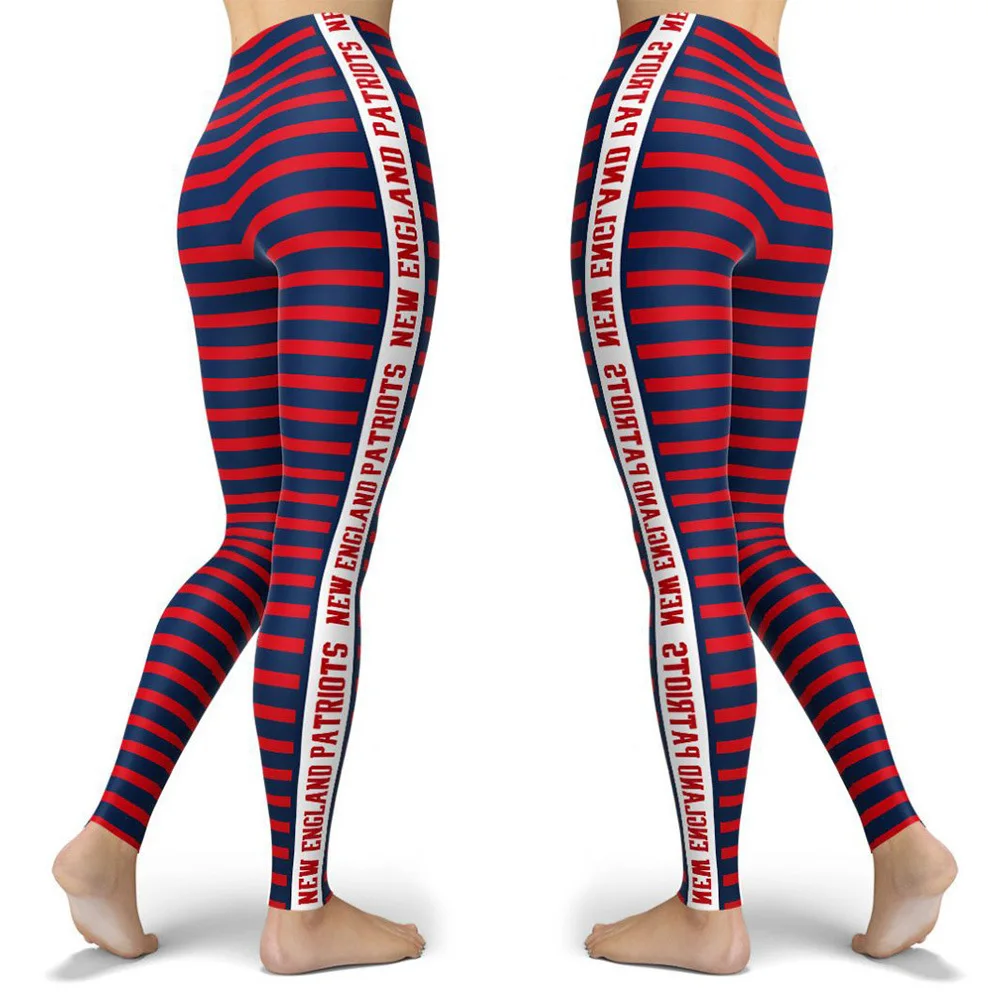 Black Design Skinny Striped Printed Sport Women Leggings Tight Push Up Pants Femme Fitness Hiking High Waist Gym Leggins Clothes
