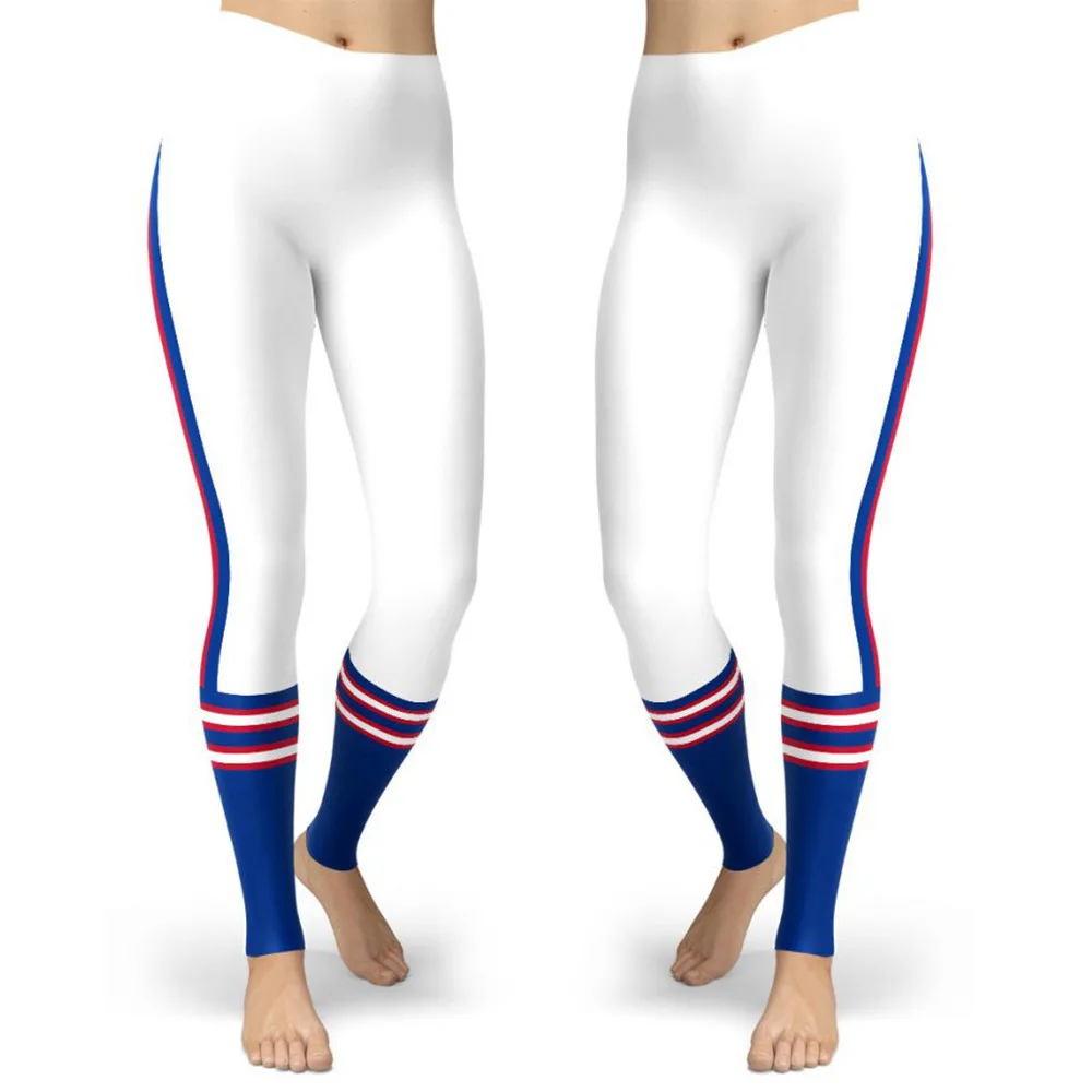 Black Design Skinny Striped Printed Sport Women Leggings Tight Push Up Pants Femme Fitness Hiking High Waist Gym Leggins Clothes
