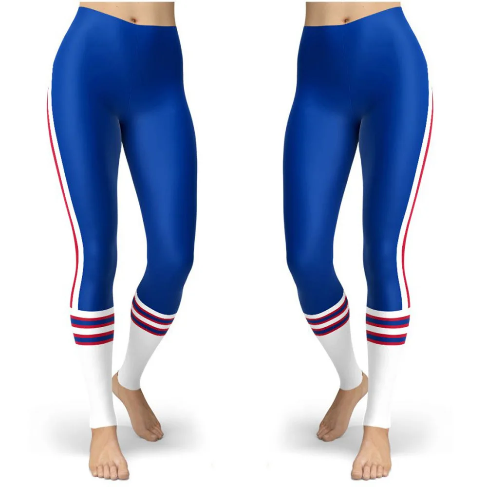 Black Design Skinny Striped Printed Sport Women Leggings Tight Push Up Pants Femme Fitness Hiking High Waist Gym Leggins Clothes
