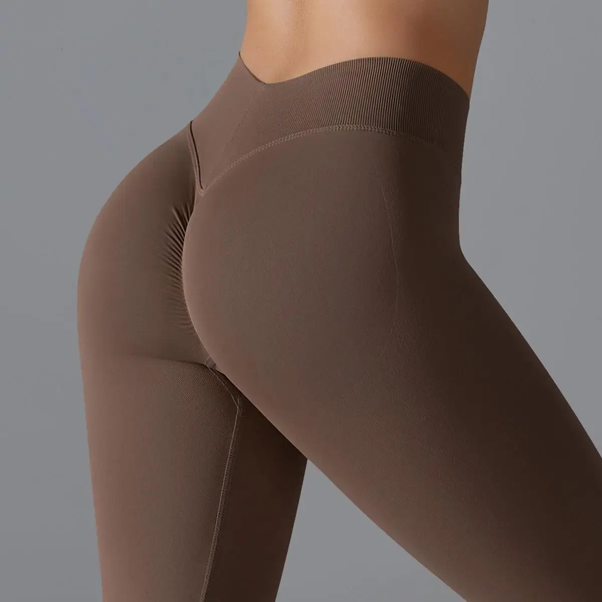 SEEKSUC Impact Leggings for Women Seamless Yoga Legging Flex Scrunch Bum Gym Legging Low Waistband Fitness Sports Tights