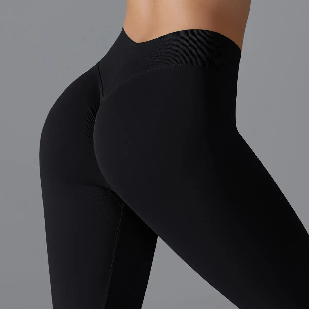 SEEKSUC Impact Leggings for Women Seamless Yoga Legging Flex Scrunch Bum Gym Legging Low Waistband Fitness Sports Tights