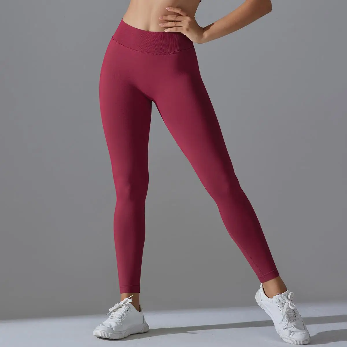 SEEKSUC Impact Leggings for Women Seamless Yoga Legging Flex Scrunch Bum Gym Legging Low Waistband Fitness Sports Tights