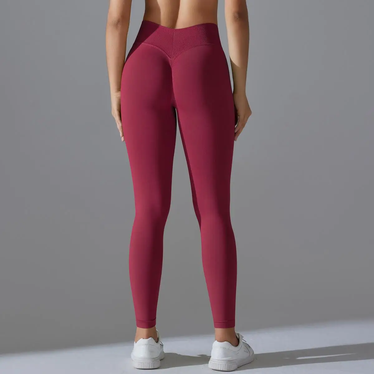 SEEKSUC Impact Leggings for Women Seamless Yoga Legging Flex Scrunch Bum Gym Legging Low Waistband Fitness Sports Tights