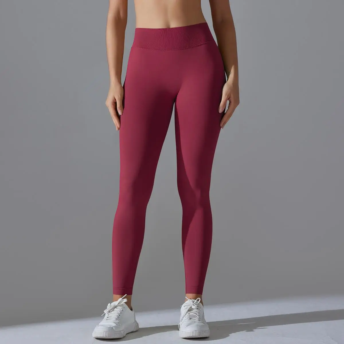 SEEKSUC Impact Leggings for Women Seamless Yoga Legging Flex Scrunch Bum Gym Legging Low Waistband Fitness Sports Tights