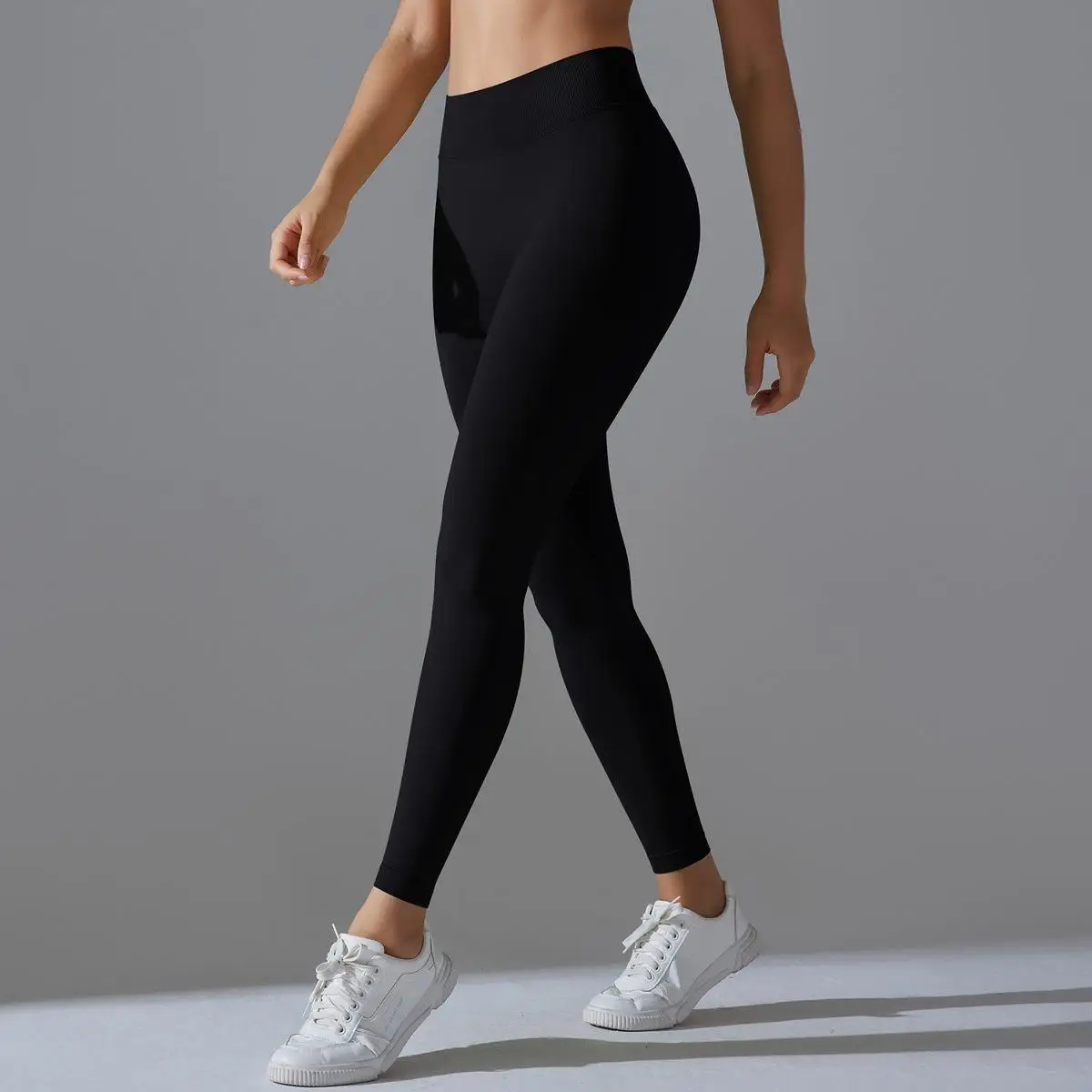 SEEKSUC Impact Leggings for Women Seamless Yoga Legging Flex Scrunch Bum Gym Legging Low Waistband Fitness Sports Tights