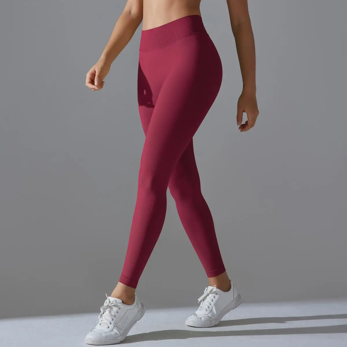 SEEKSUC Impact Leggings for Women Seamless Yoga Legging Flex Scrunch Bum Gym Legging Low Waistband Fitness Sports Tights