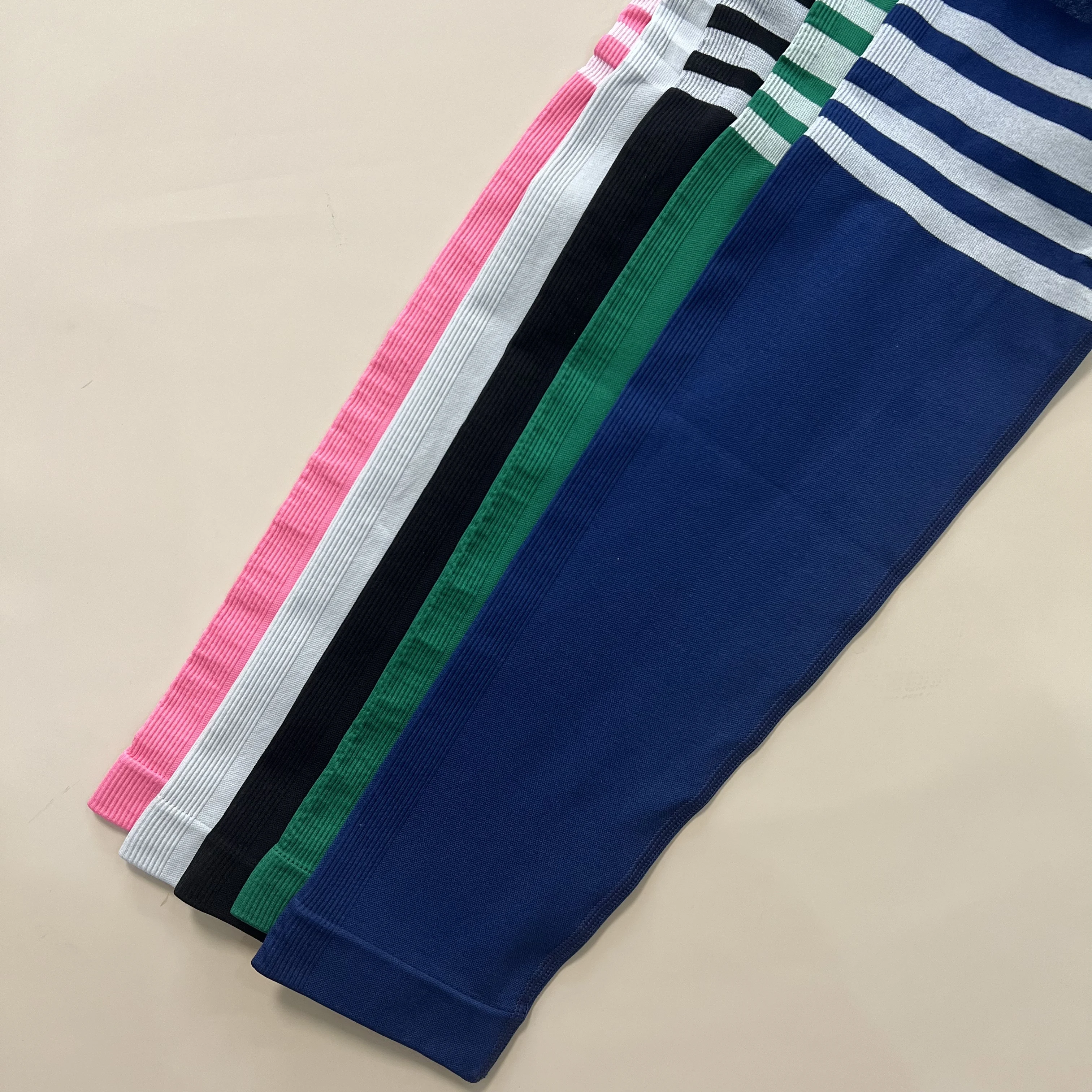 Women V Back Line Leggings Gym Fitness Athletic Workout Elastic Leggins Butt Lifting Yoga Pants Sports Training Tights S-XL