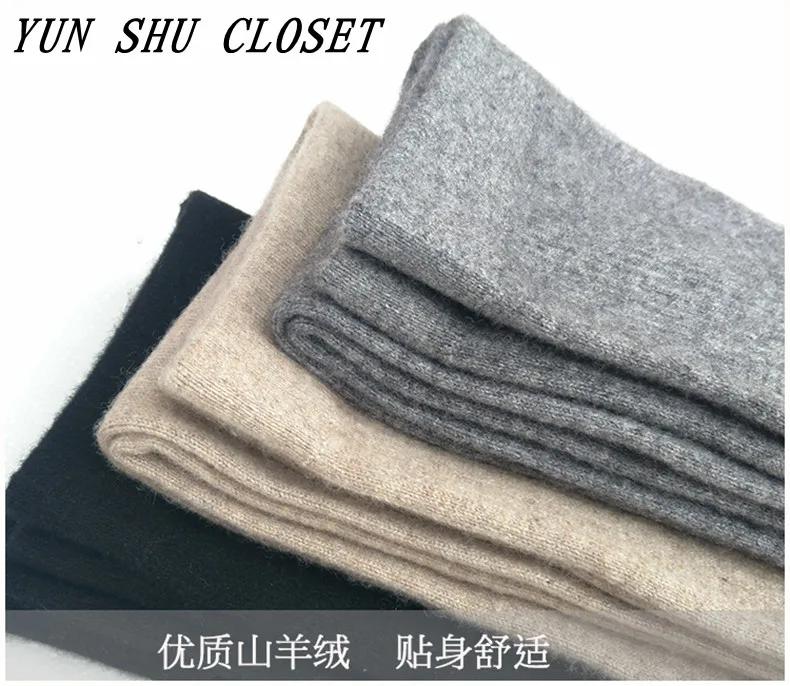 2024 Winter New style Women Cashmere Wool Pants Knitted Soft warmth High elasticity High-quality Slim fit style Classic leggings